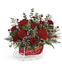 Vintage Sleigh Ride Bouquet from Swindler and Sons Florists in Wilmington, OH